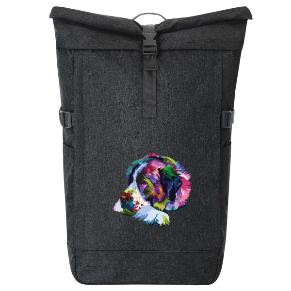 Kurierrucksack Bernhardiner Colorful 30-44 Liter Black Melange