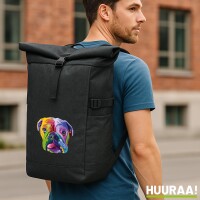 Kurierrucksack Englische Bulldogge Colorful 30-44 Liter...