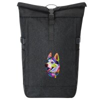 Kurierrucksack Husky Colorful 30-44 Liter Black Melange