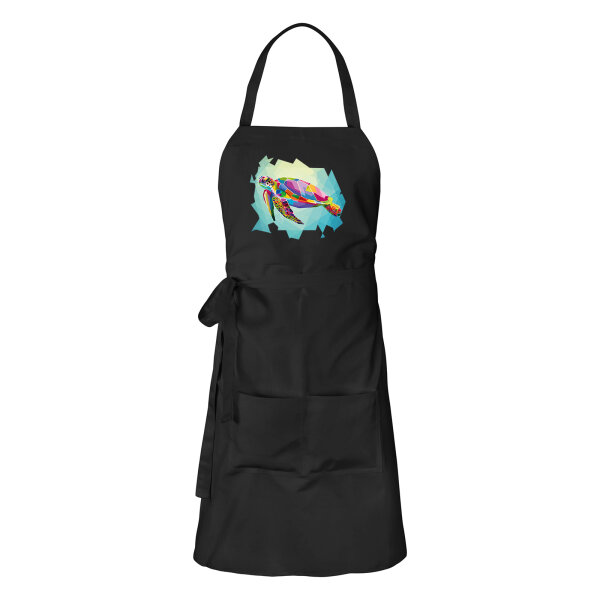 Schürze Wasserschildkröte Colorful mit Taschen
