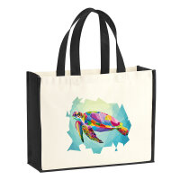 Jutetasche Wasserschildkr&ouml;te Colorful 21 Liter...
