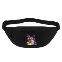 Bauchtasche Chihuahua Colorful 2,5 Liter Black