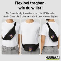 Bauchtasche Chihuahua Colorful 2,5 Liter Black