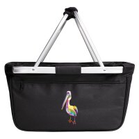 Einkaufskorb faltbar Pelikan Colorful 20 Liter Black