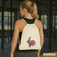 Turnbeutel Hase Colorful 12 Liter