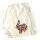 Turnbeutel Hase Colorful 12 Liter