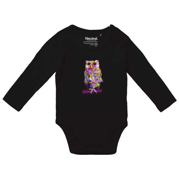 Baby Body Eule Colorful