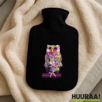 Wärmflasche Eule Colorful