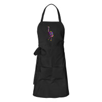 Schürze Vogel Strauß Colorful mit Taschen