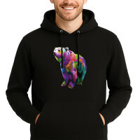 Unisex Hoodie Bär Colorful