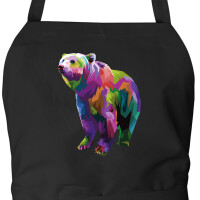 Schürze Bär Colorful mit Taschen