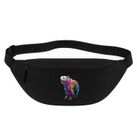 Bauchtasche Bär Colorful 2,5 Liter Black
