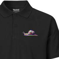 Herren Polo Shirt Schnecke Colorful