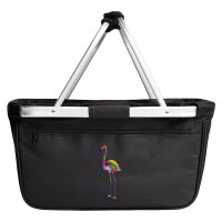Einkaufskorb faltbar Flamingo Colorful 20 Liter Black