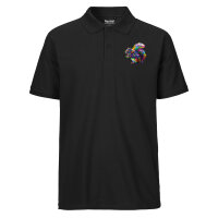Herren Polo Shirt Eichhörnchen Colorful