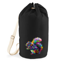 Seesack Eichhörnchen Colorful 20 Liter Black
