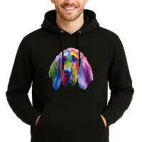 Unisex Hoodie Bloodhound Colorful