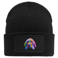 Beanie mit Patch Bloodhound Colorful Black