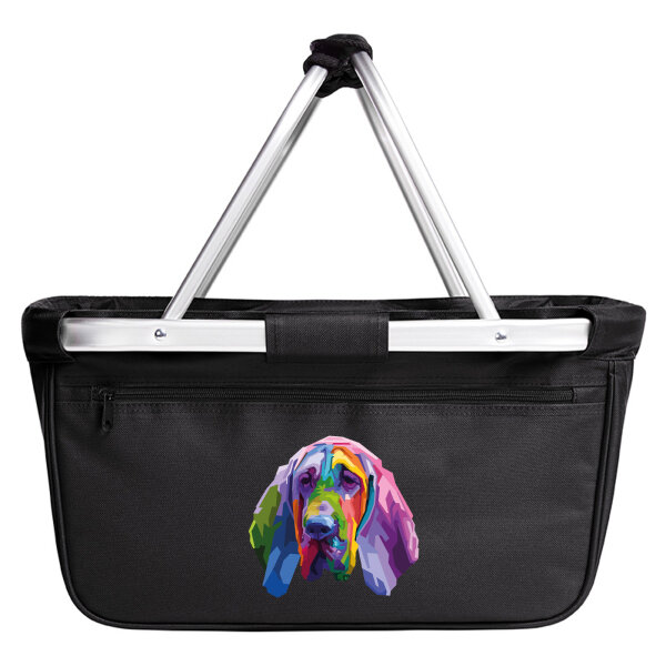 Einkaufskorb faltbar Bloodhound Colorful 20 Liter Black