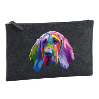 Kulturbeutel Bloodhound Colorful 1 Liter Charcoal