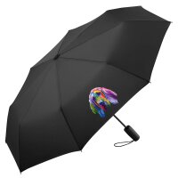 Regenschirm Bloodhound Colorful 98cm Schwarz