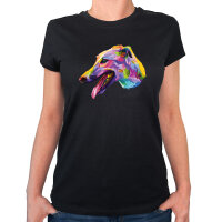 Damen T-Shirt Greyhound Colorful