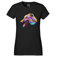 Damen T-Shirt Greyhound Colorful