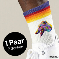 Unisex Socken Greyhound Colorful Baumwolle