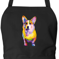 Sch&uuml;rze Corgi Colorful mit Taschen