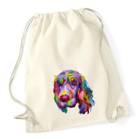 Turnbeutel Cocker Spaniel Colorful 12 Liter