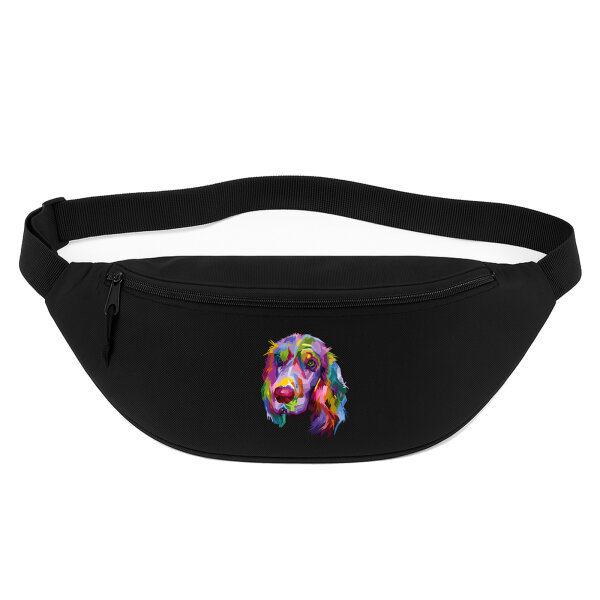 Bauchtasche Cocker Spaniel Colorful 2,5 Liter Black