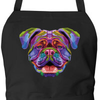 Sch&uuml;rze British Bulldog Colorful mit Taschen