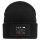 Beanie mit Patch Katzen Meow Comic Black