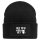 Beanie mit Patch Are you kitten me Katze Black