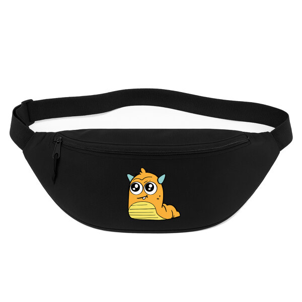 Bauchtasche süßes Monster Orange 2,5 Liter Black