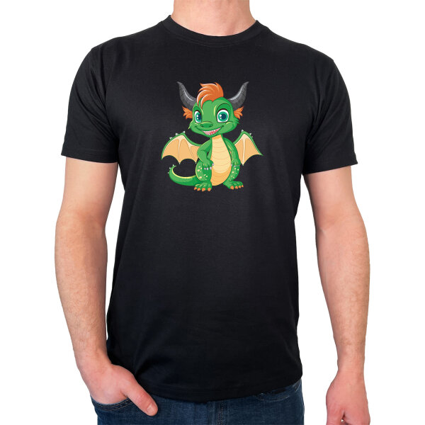 Herren T-Shirt Drache Fabelwesen