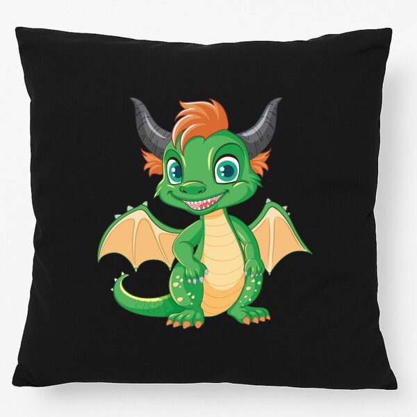 Kissen Drache Fabelwesen 40x40cm