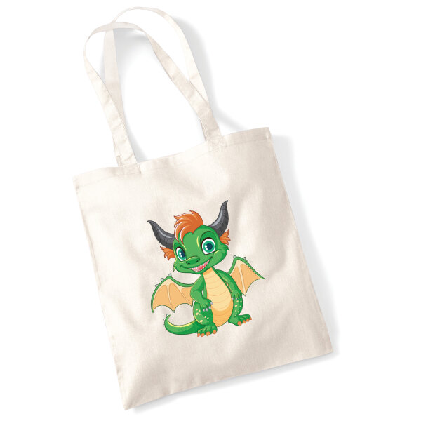 Jutebeutel Drache Fabelwesen 10 Liter