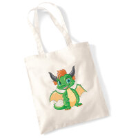 Jutebeutel Drache Fabelwesen 10 Liter