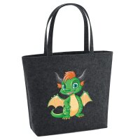 Filzshopper Drache Fabelwesen, 22 Liter