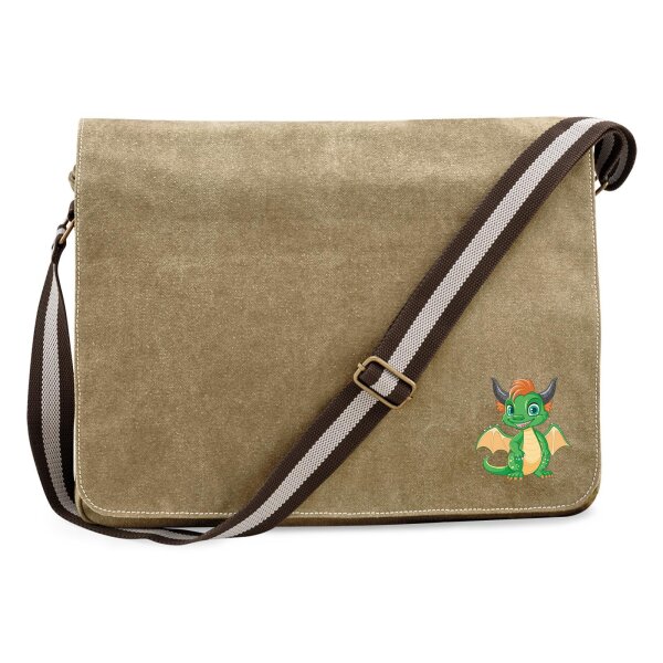 Umhängetasche Drache Fabelwesen 14 Liter