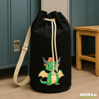 Seesack Drache Fabelwesen 20 Liter Black