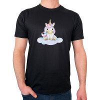 Herren T-Shirt Einhorn Fabelwesen