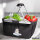 Einkaufskorb faltbar Einhorn Fabelwesen 20 Liter Black