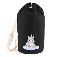 Seesack Einhorn Fabelwesen 20 Liter Black