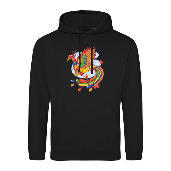 Unisex Hoodie Phönix Fabelwesen