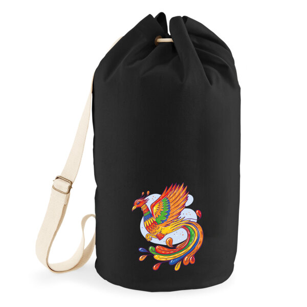 Seesack Phönix Fabelwesen 20 Liter Black