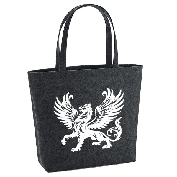 Filz Shopper Greif Fabelwesen 22 Liter