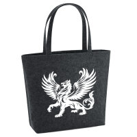 Filz Shopper Greif Fabelwesen 22 Liter