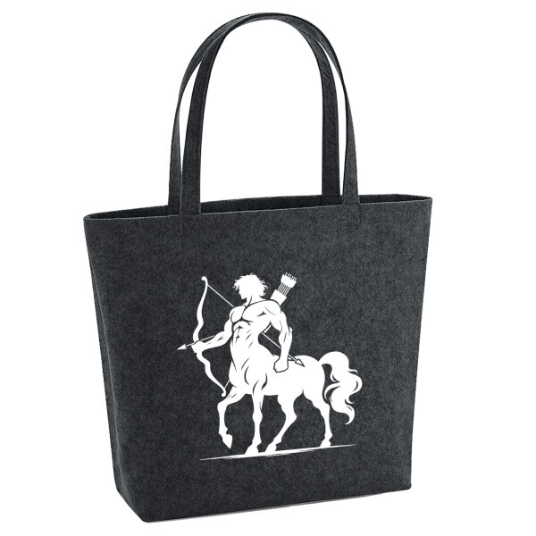 Filz Shopper Zentaur Fabelwesen 22 Liter